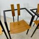 3 old Karl Friedrich Forster raw design chairs model Trix KFF postmodern 70s/80s