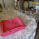 Lot of 6 monogrammed MP napkins