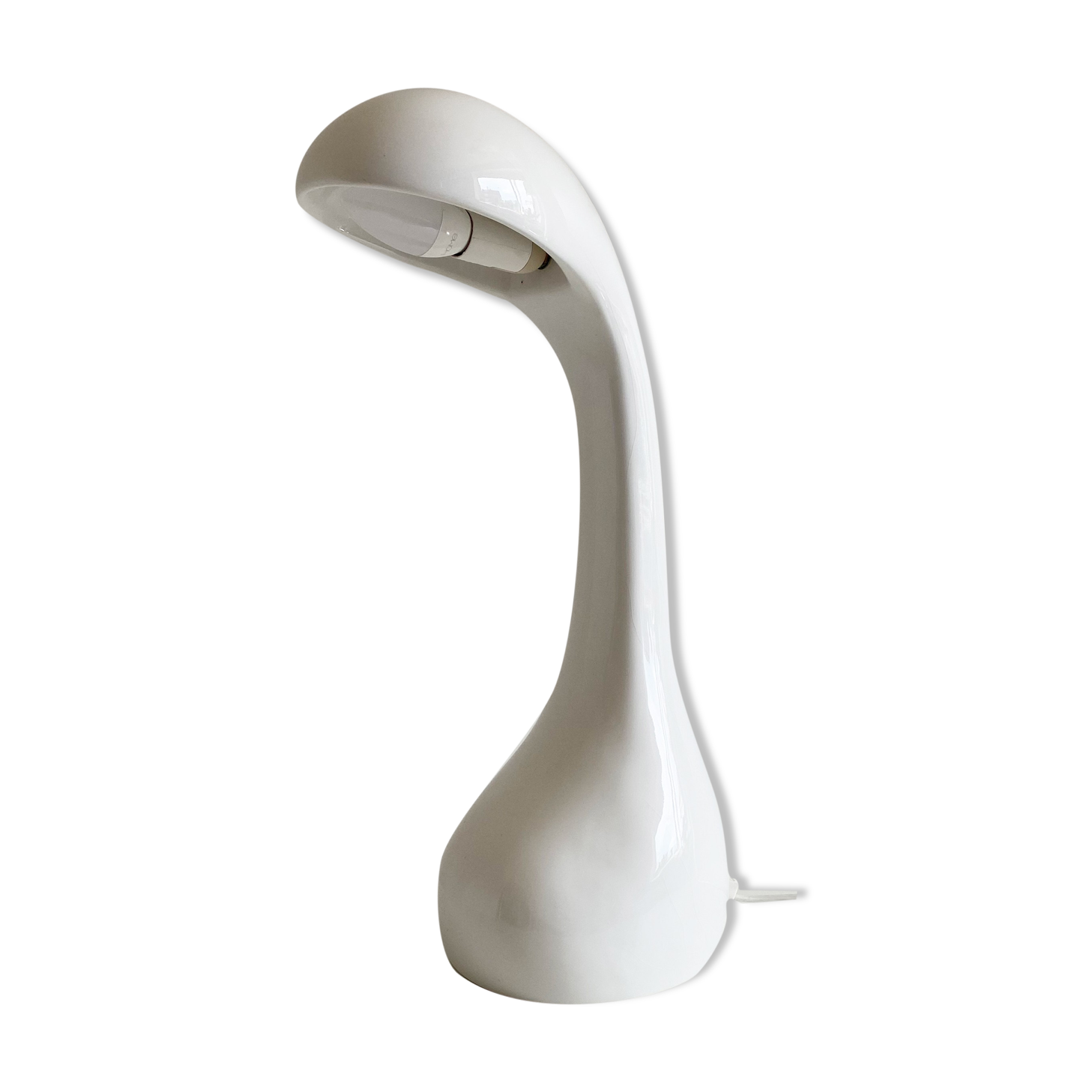 Space age spanish pottery table lamp, c.1960