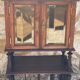 Napoleon III Style Mahogany Music Cabinet