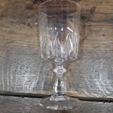 7 verres à vin en cristal d'Arques