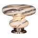 Vintage 20thc italian hand blown glass table lamp, murano c.1970
