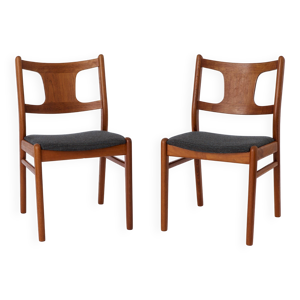 2 chaises danoises vintage - style moderne milieu