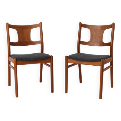 2 chaises danoises vintage - Style moderne du milieu du siècle des années 1960