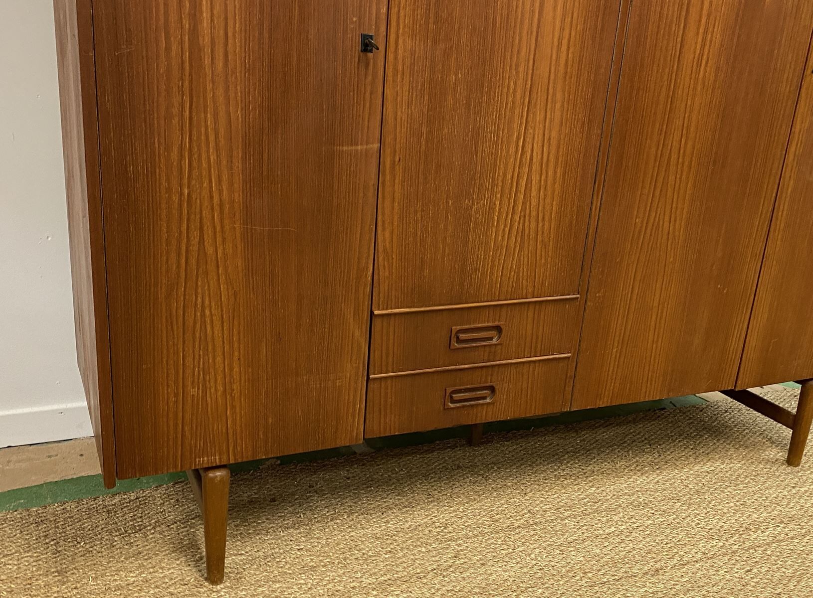 1970s Scandinavian style teak wardrobe