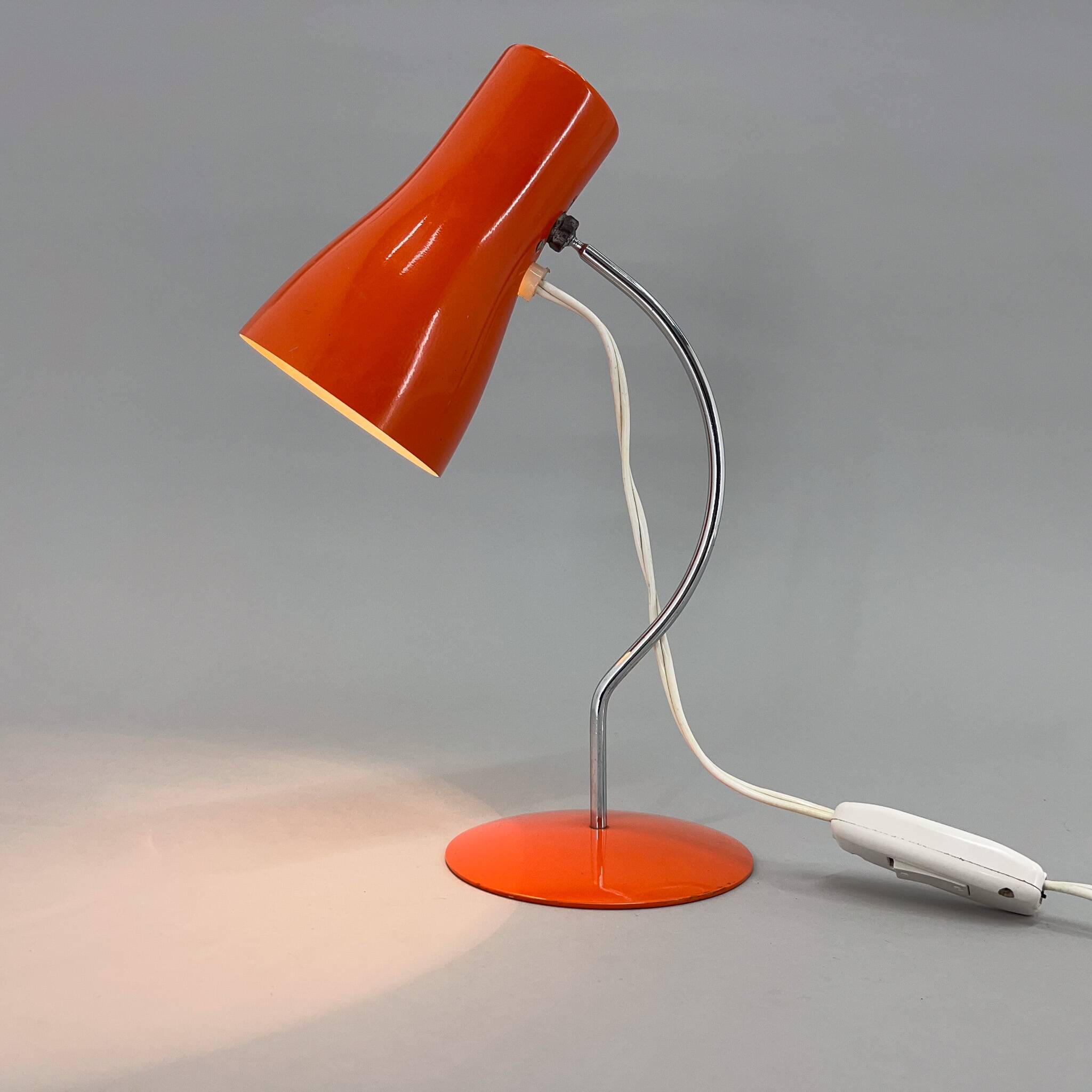 Lampe de table vintage par le designer Josef Hurka, Tchécoslovaquie, 1970
