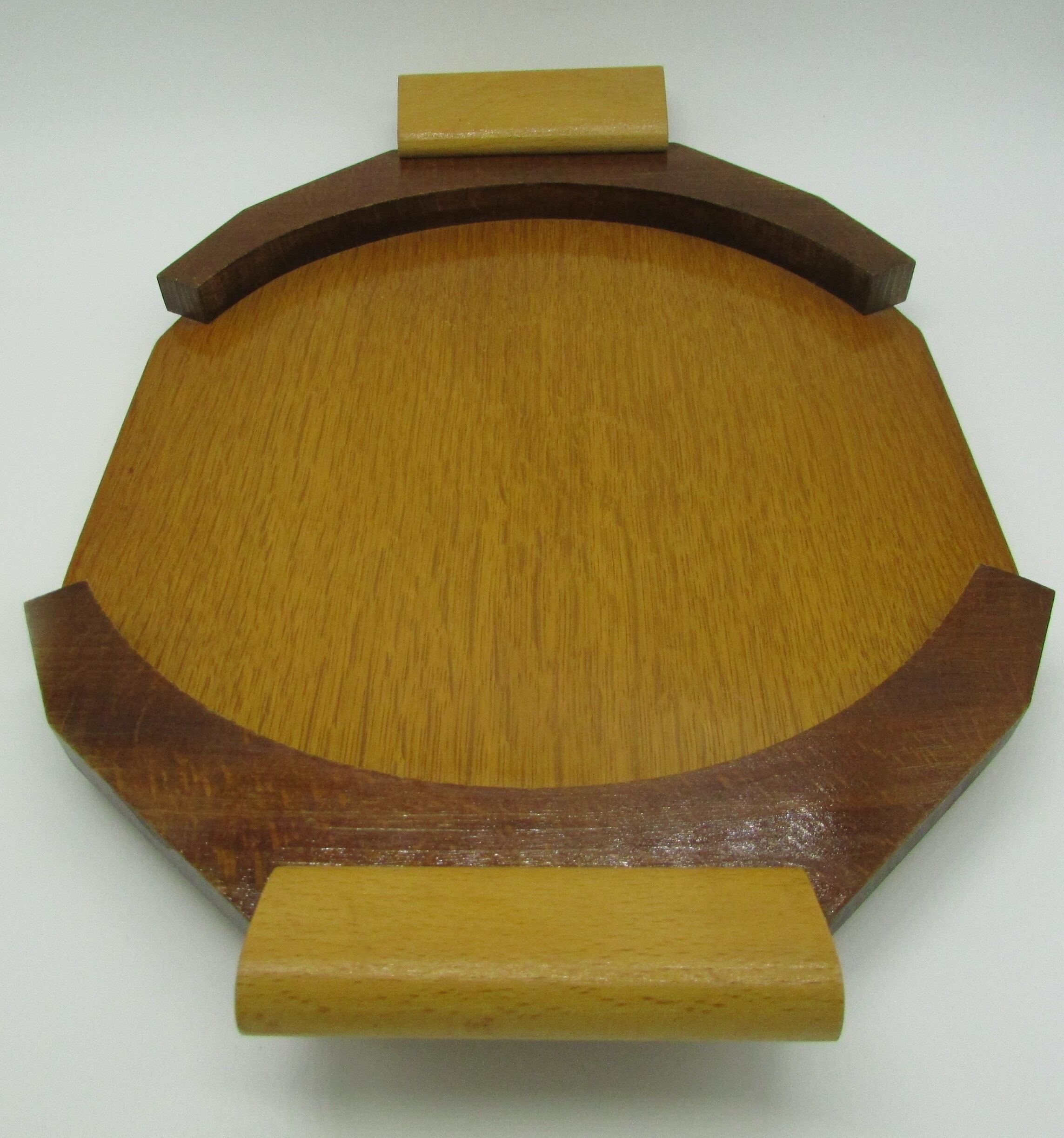 Serving tray 5 glass compartments