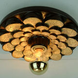 Flower-shaped ceramic sconce 1970s