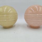 2 glass suspensions from Clichy