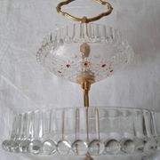 Plateau à étages En verre série Paloma, Attribué à Walther Glas.  1970
