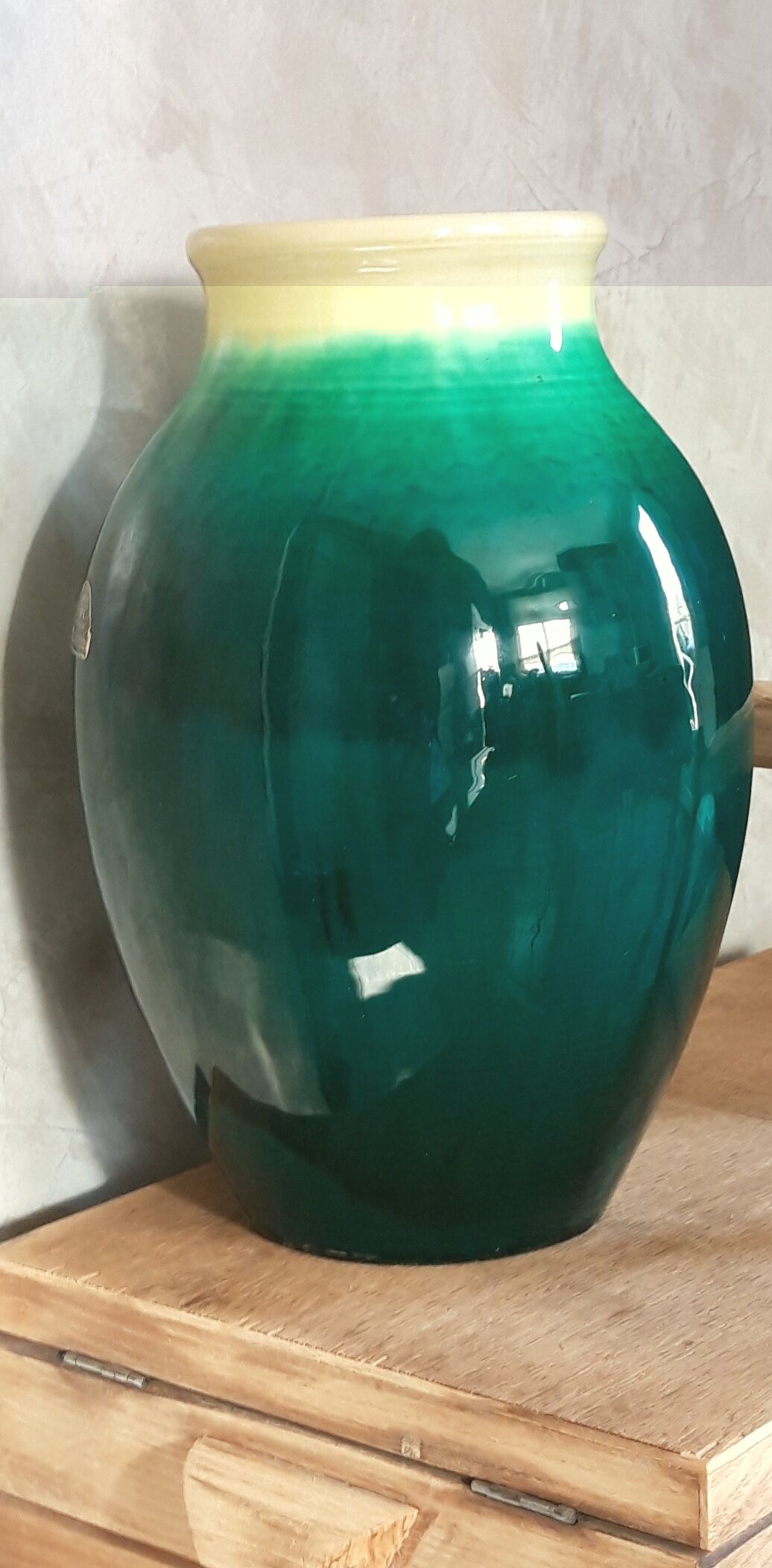 Ceramic vase signed Accolay 1960