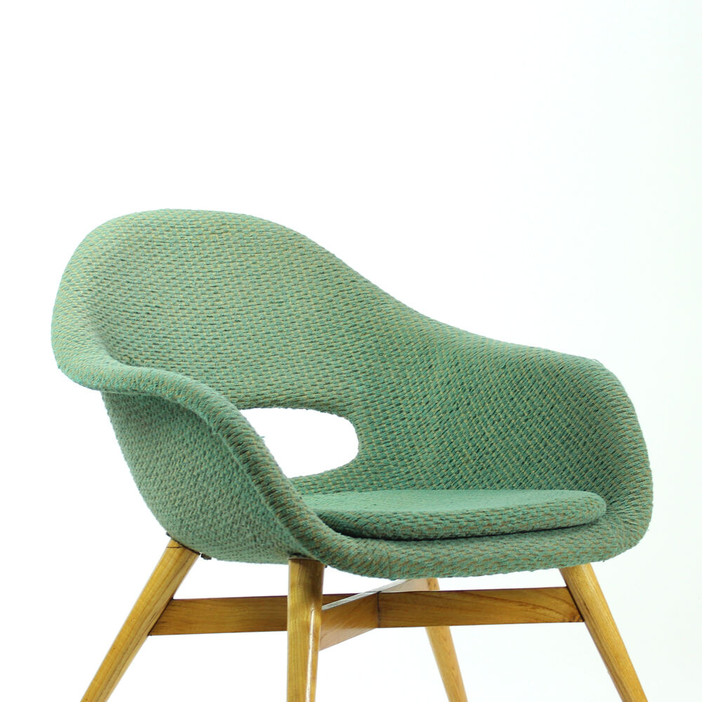 Shell armchair by Frantisek Jirak, Czechoslovakia, circa 1960