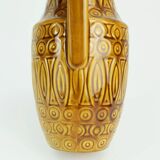 scheurich mid century VASE 1960s decor hellas ochre glaze model 423-25