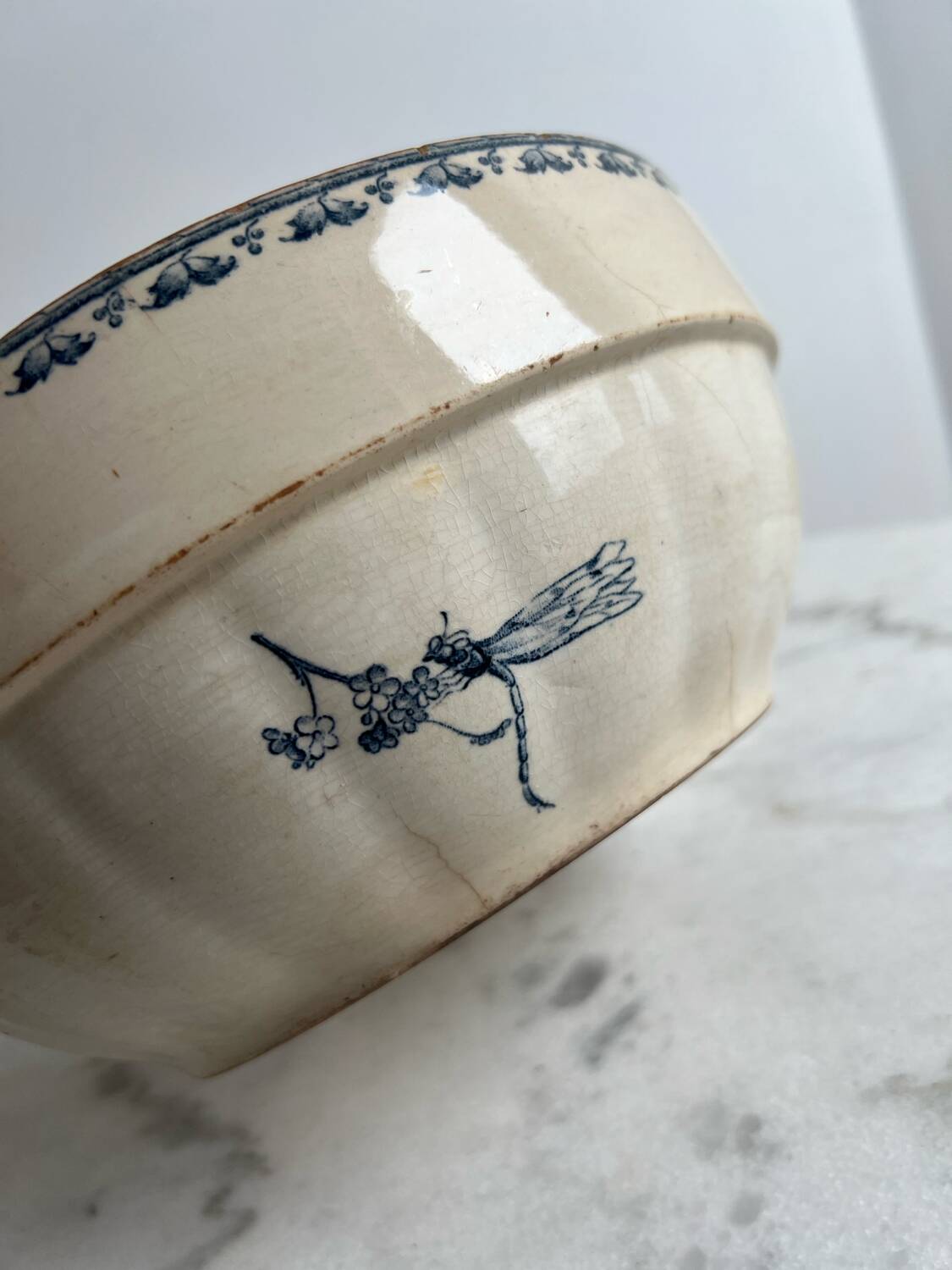 Large Sarreguemines Carmen Salad Bowl