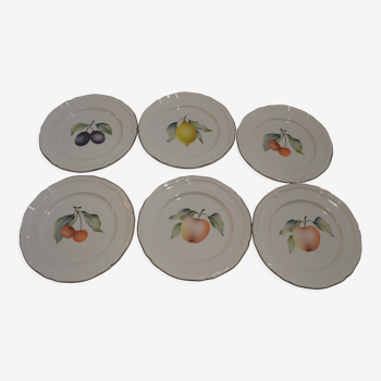 Set of 6 Villeroy and Boch Frutta plates