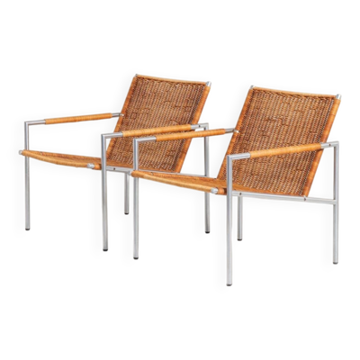 Paire précoce de chaises modernes ''SZ01'' par Martin Visser pour Spectrum