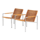 Early pair of modernist “SZ01” arm chairs by Martin Visser for Spectrum
