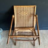 Wicker armchair
