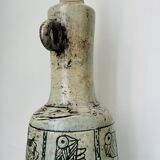 Ceramic lamp base by Jacques Blin