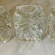 "Ice Cube" candle holders in solid glass attributed to Peill & Putzler - All