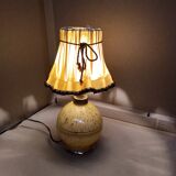 Small glass lamp of Clichy art deco