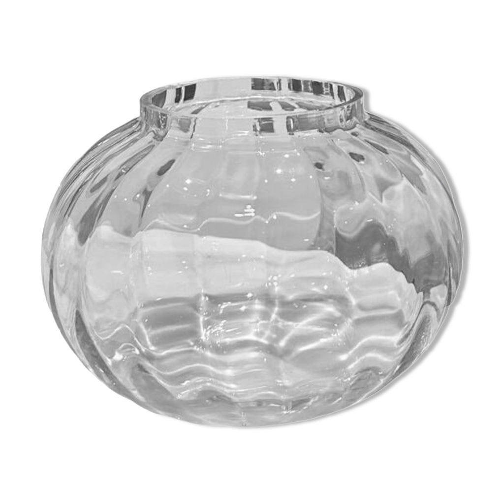 Grand Vase Boule design en verre Selency