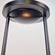 Vintage Italian Glass Disc UFO Pendant Lamp, 1980s