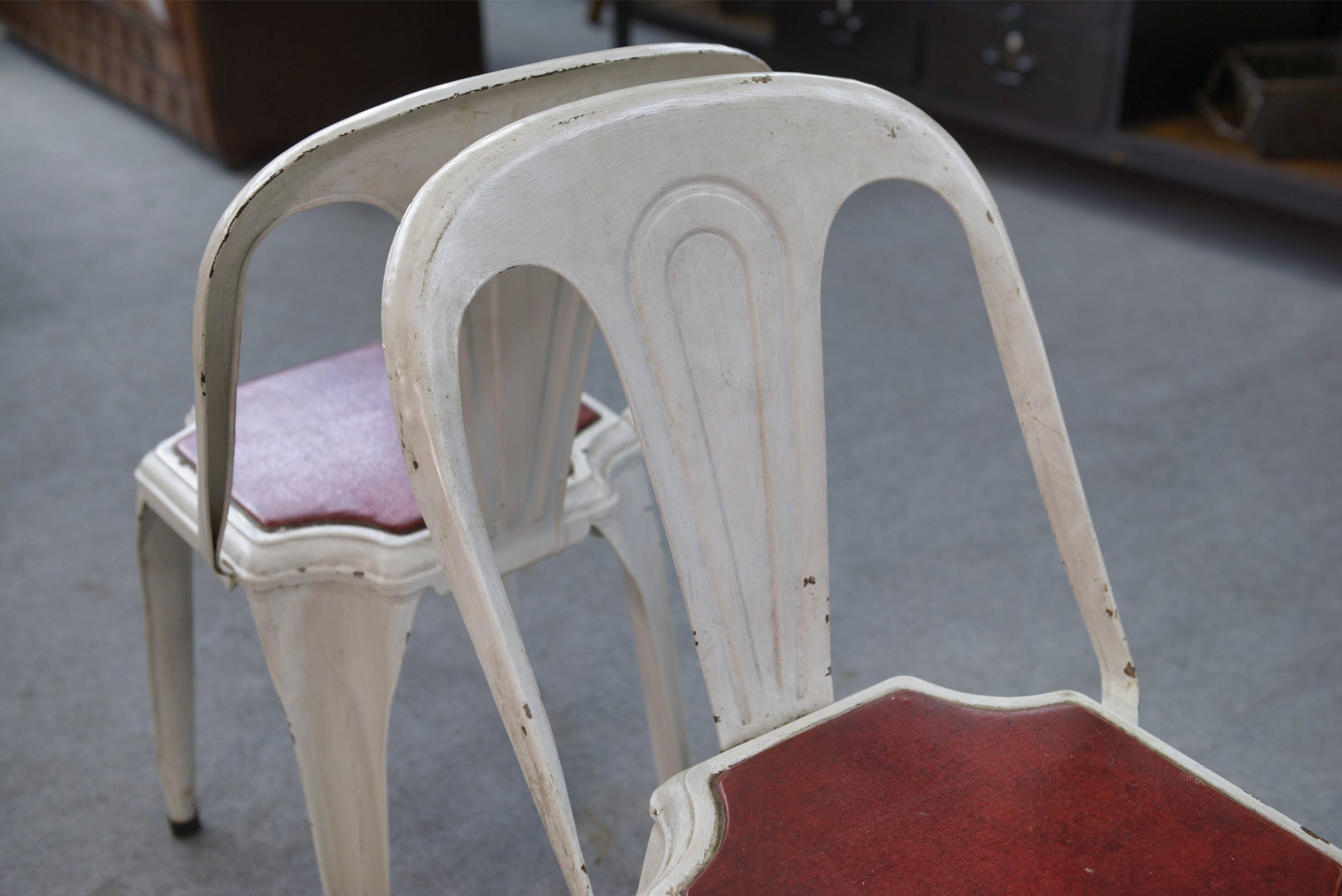 Pair of Multipl's chairs by Joseph Mathieu 1940s