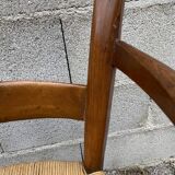 Straw armchair 19th