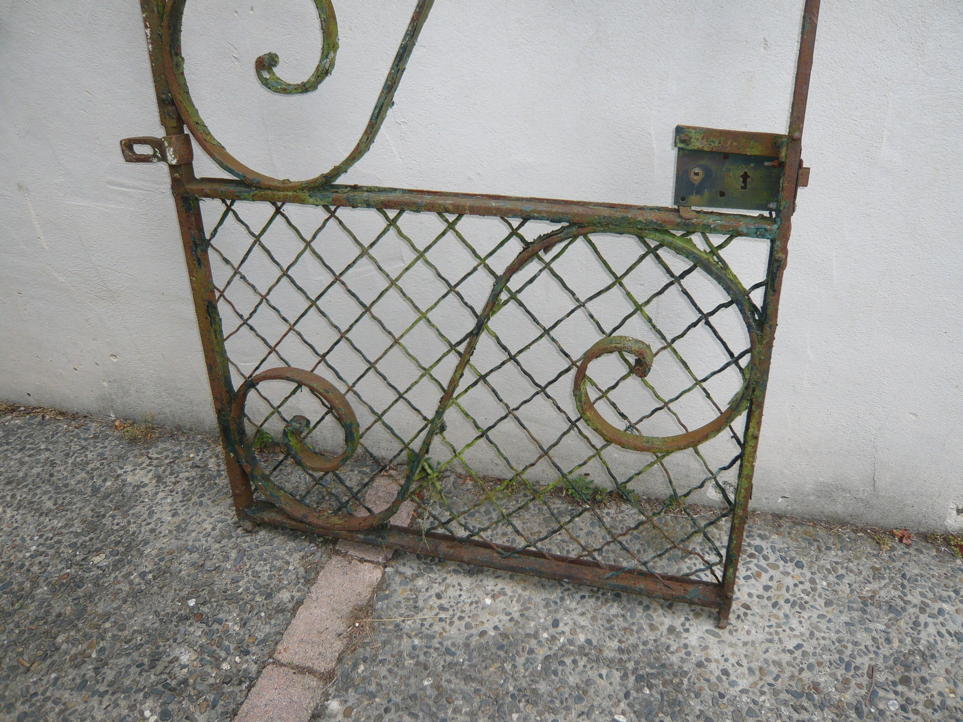 Old wrought iron gate
