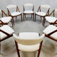 Set of 6 dining chairs by Kai Kristiansen for Schou Andersen