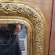 small gilded mirror in Louis-Philippe style circa 1880