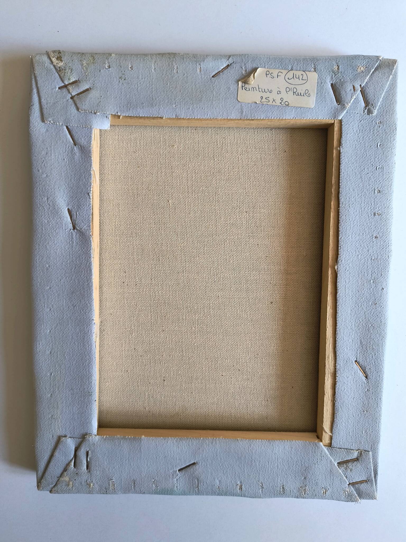 Vintage oil painting – Forest by the lake under a pastel sky