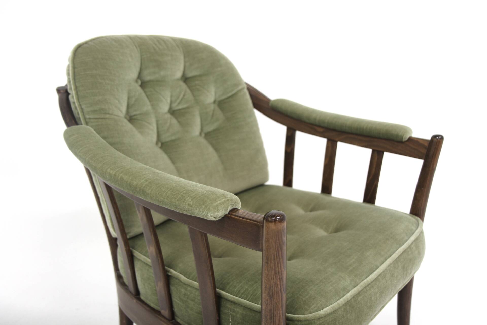 2 fauteuils en velours, Bröderna Andersson, Suède, 1960
