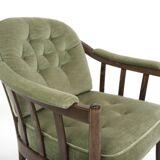 2 fauteuils en velours, Bröderna Andersson, Suède, 1960