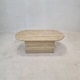 Travertin coffee table