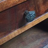 Art Deco style bedside table in marble