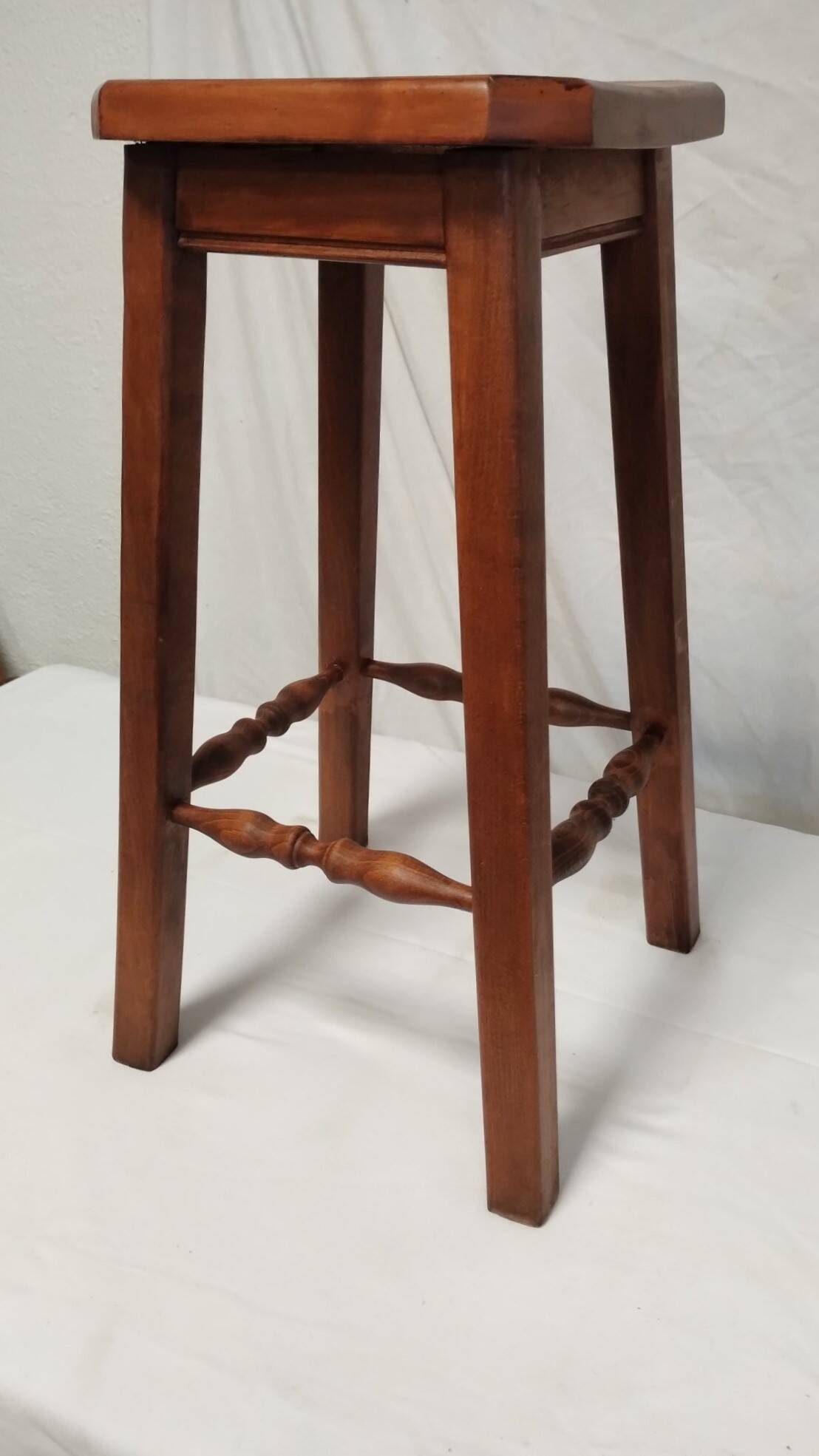 Vintage solid wood stool