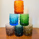 Lot de 6 verres Geoffrey Baxter années 60