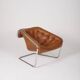 Fauteuil en cuir "Boxer" Kwok Hoi Chan pour Steiner, 1970s
