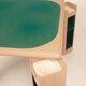 Pierluigi Molinari Lacquered Wood and Green Felt Game Table for Pozzi 1970