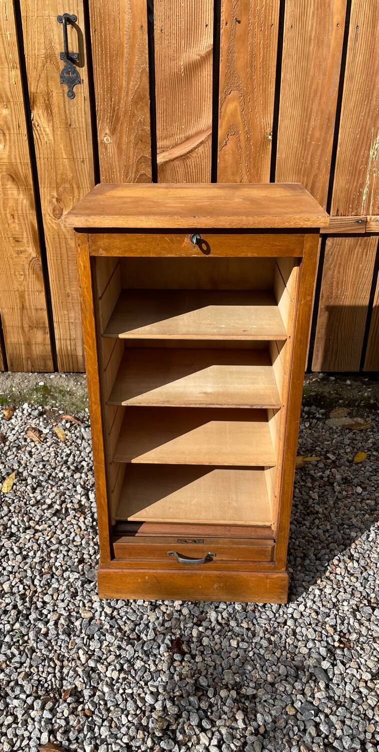 Petit classeur administratif en chêne