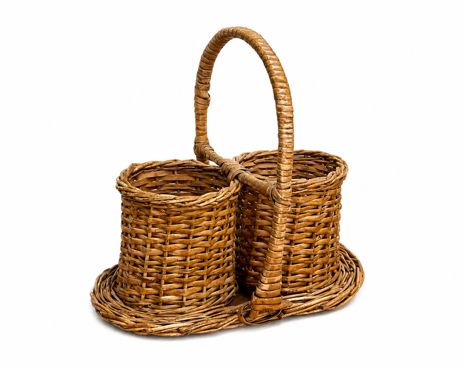 Wicker basket 1950s/60s