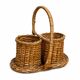 Wicker basket 1950s/60s