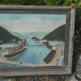 Oil signed 60/ 50 - circa 1930 - lake scene