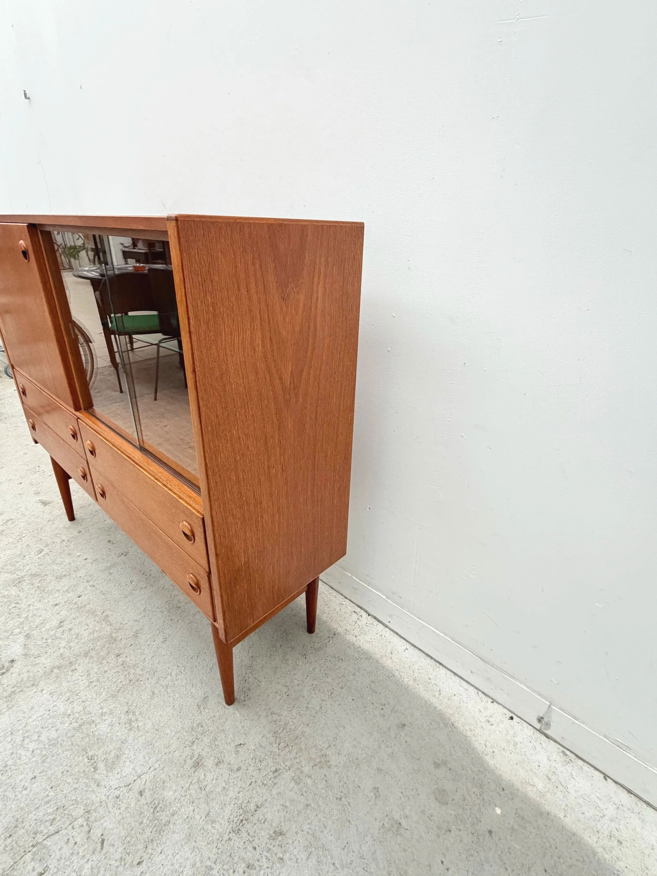 Scandinavian style bar cabinet in teak, 1970.