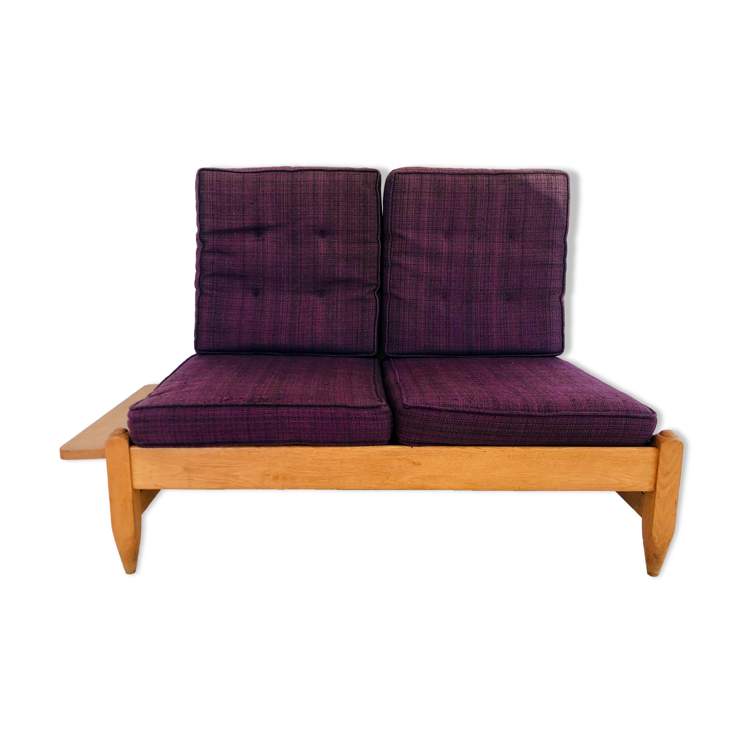 Oak bench by Guillerme and Chambron for “Votre maison”, France 1960s