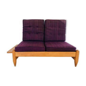 Oak bench by Guillerme and Chambron for “Votre maison”, France 1960s