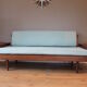 Daybed teak and copper, scandinavian style by Toothill