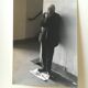 Vintage print from the 1970s street man